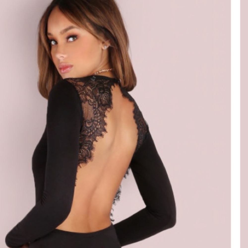 Beautiful open back bodysuit